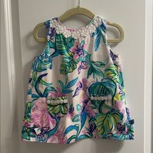 Lilly Pulitzer Kids Dress - Pink, Green, Blue Floral